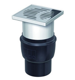 Aco Easyflow Kellerablauf Sperrwasserhöhe 50 mm 90° Stutzenneigung