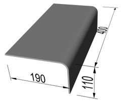 Eternit Dach- und Fassadenplatte Windfederwinkel 11 x 19 cm
